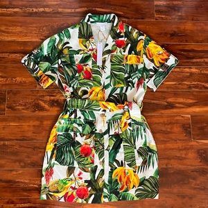 House of Harlow 1965 tropical fruit dress
